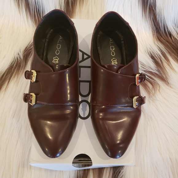 Aldo Shoes - ALDO Grandora women's monk strap oxford loafers
